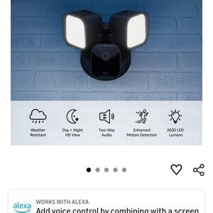 Blink wired floodlight